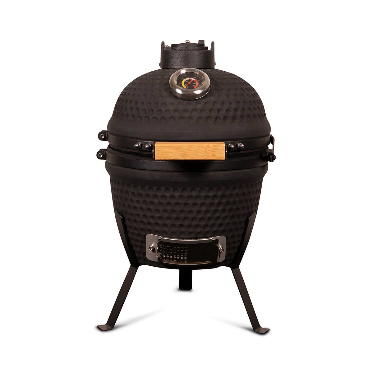 Barbecue kamado à poser Patton Classic 13" - Grille Ø 26 cm - Noir mat - Image 1