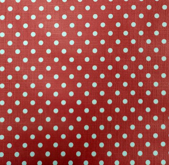 Nappe Composition PVC Base Polyester Anti-taches À Pois Taille 140X200 CM - Image 3