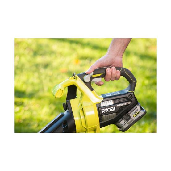Ryobi - Pack RYOBI Souffleur aspiro-broyeur 18V One+ Brushless OBV18 - 1 batterie 5.0Ah - 1 chargeur rapide 2.0Ah RC18120-150 - Image 4