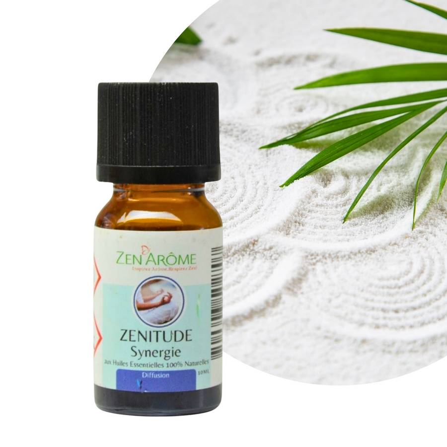Synergie d'Huiles Essentielles Zenitude – Mélange d'huiles essentielles 100% pures et naturelles – Aromathérapie – 10ml - Zen'Arôme - Image 2