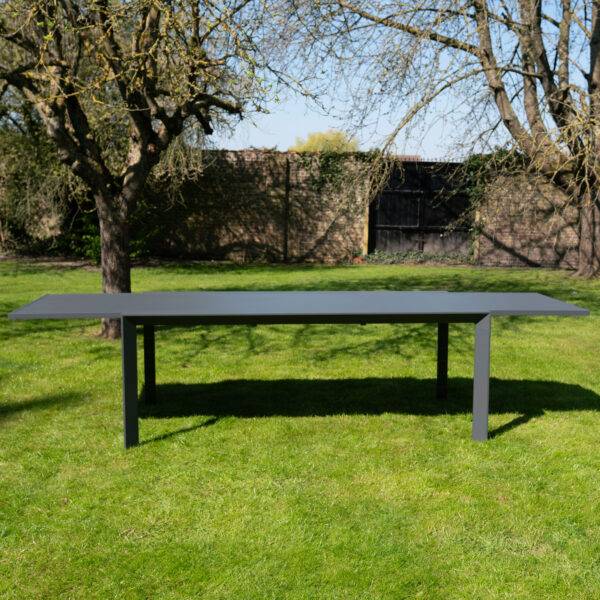 Ensemble 4/8p en full aluminium Gris avec 6 fauteuils MODULO - Image 4