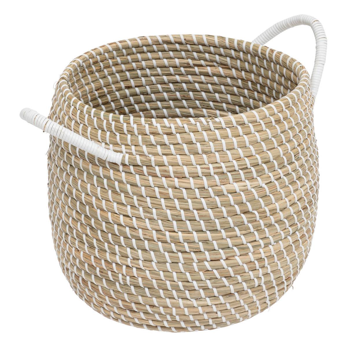 Lot de 2 Paniers de rangement avec couvercle D 39 et D 30 cm - Image 5