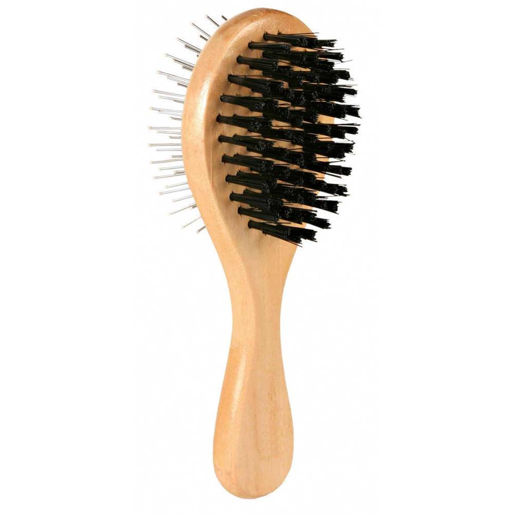 Trixie - Brosse double face 17 cm pour chat et chien - Image 1