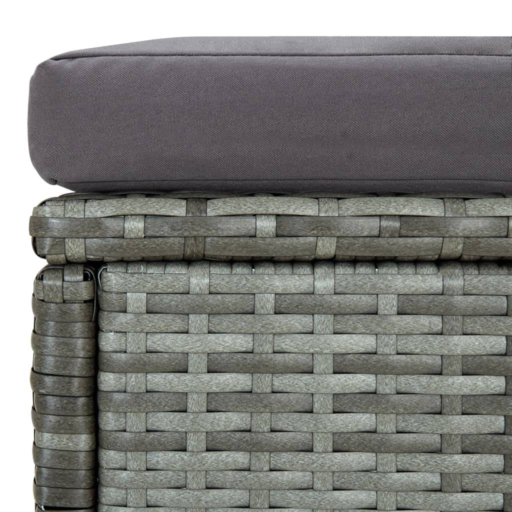 Vidaxl - Salon de jardin 6 pcs avec coussins résine tressée gris vidaXL 315231 - Image 7