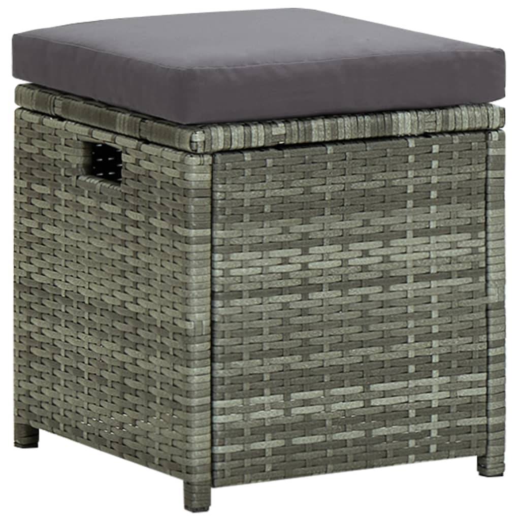 Vidaxl - Salon de jardin 6 pcs avec coussins résine tressée gris vidaXL 315231 - Image 6