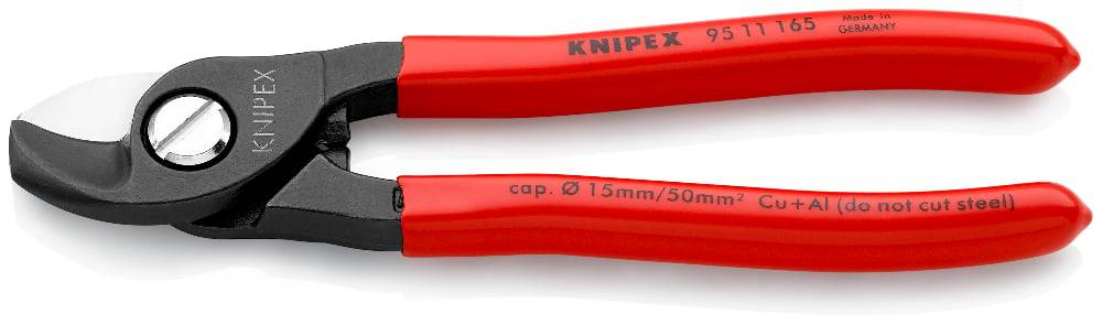 Knipex - Pince coupe-câbles - 165 mm - Diam. 15 mm - KNIPEX - 95 11 165 SB - Image 1