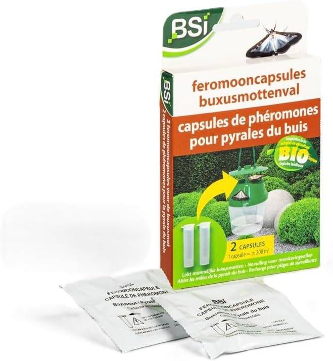 BSI - BSI - Recharge Piège A Phéromones - Pour Pyrale Du Buis - Agit Jusqu'à 3 Mois - 2 Capsules - Image 3