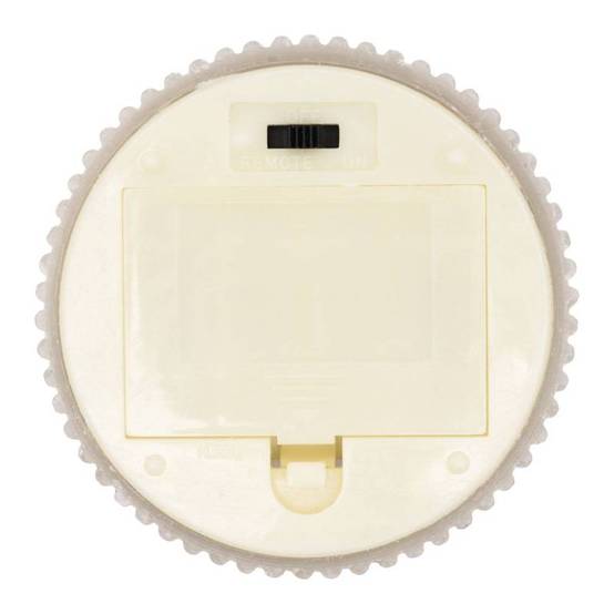 Lot de 3 Bougies LED Flamme scintillante Ø7,5cm H10/12,5/15cm avec nervures Cire taupe avec télécommande - Image 3