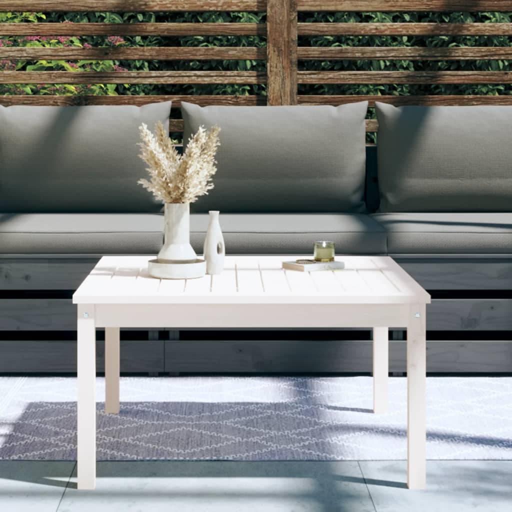 PANGIVO - Table de jardin bois massif pin blanc 82,5 x 82,5 x 45 cm - PANGIVO - Image 3