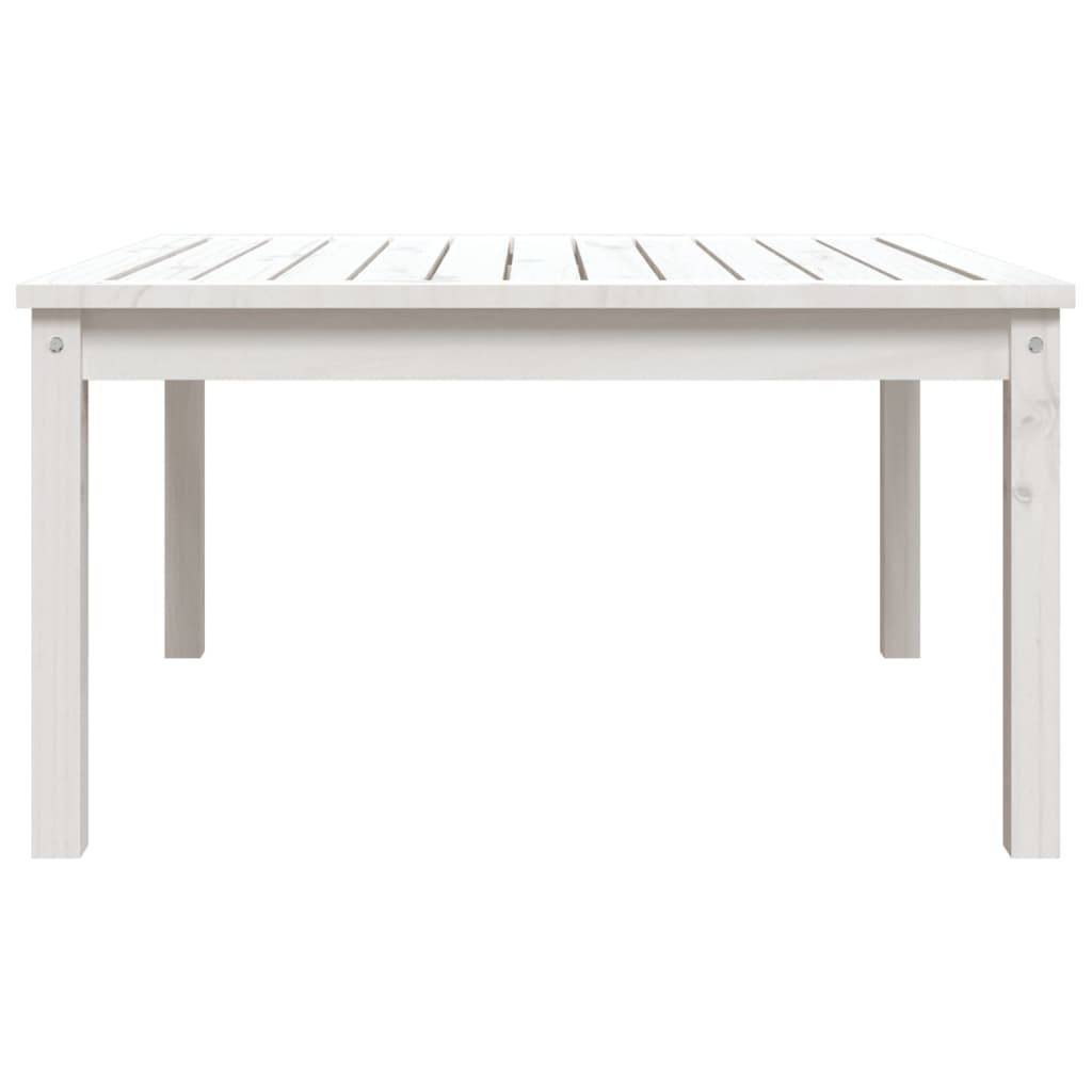 PANGIVO - Table de jardin bois massif pin blanc 82,5 x 82,5 x 45 cm - PANGIVO - Image 5