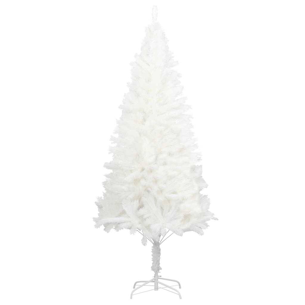 Sapin de Noël | Arbre de Noël artificiel aiguilles réalistes blanc 210 cm Maison Chic - Image 1