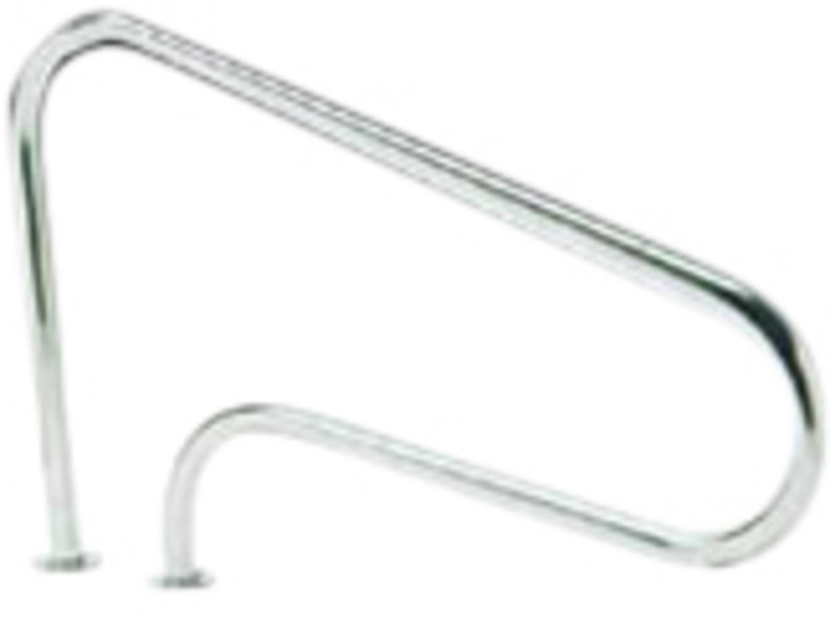 Sorties De Bain Pour Piscine Avec 2 Ancrages Extérieurs - 125 X 80 Cm - Inox - A Visser -habitat Et Jardin