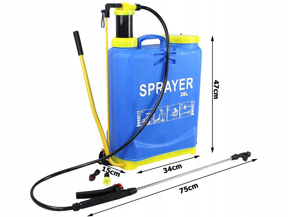 Importdistrib - Pulvérisateur sac dos jardin à pression lance 20L 4 bar - Image 2