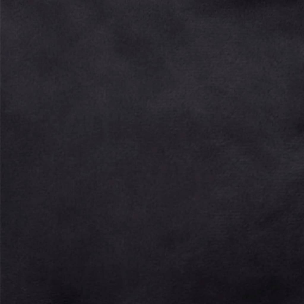 Lit pour chiens similicuir et peluche noir 69 x 59 x 19 cm - PANGIVO - Image 7