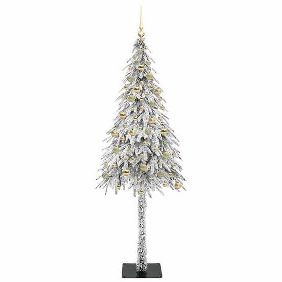 ComfortXL - Arbre de Noël Blanc Enneigé 210 cm, Set de Décoration Complet avec 300 LED Intégrées – ComfortXL Outdoor Living - Image 4