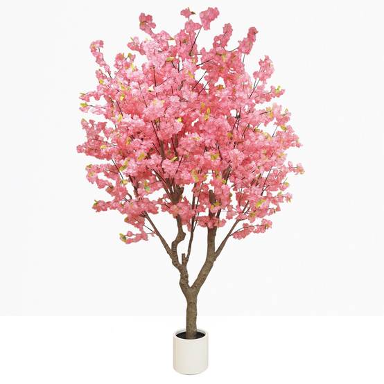 Cerisier artificiel rose 280cm - Image 2