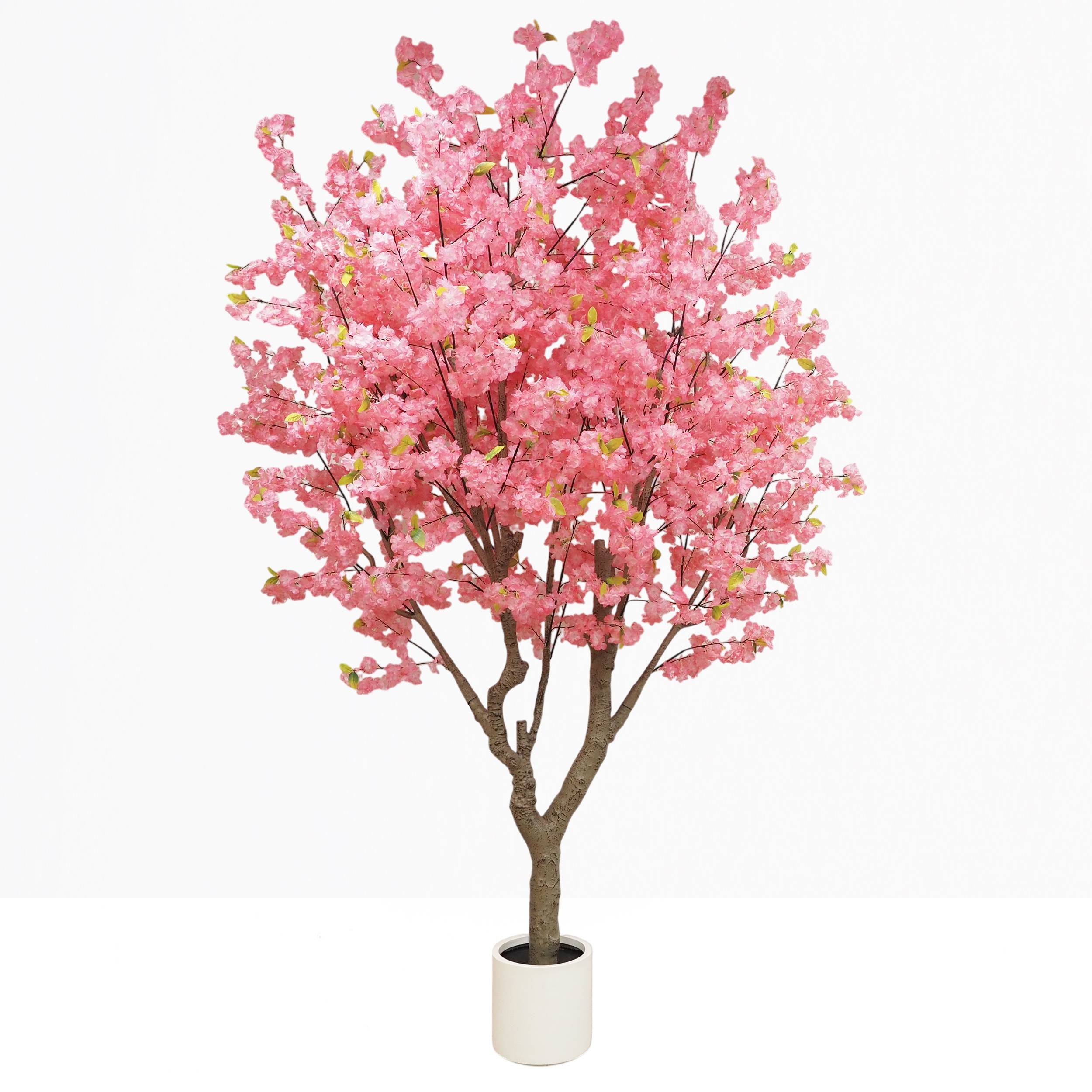 Cerisier artificiel rose 280cm - Image 2