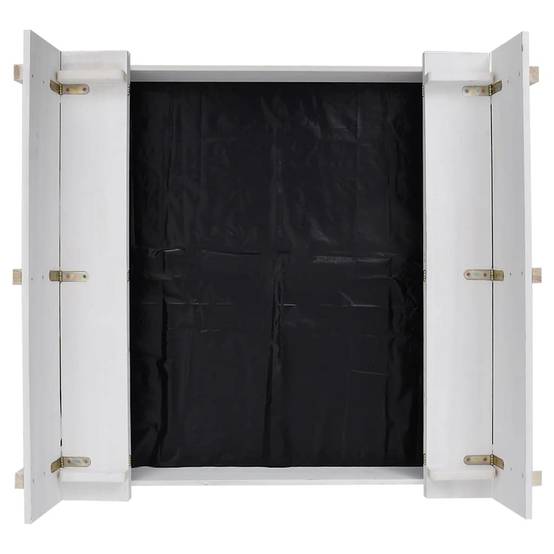 Maison Chic - Bac à sable - Maison de jeu pour enfants Bois de sapin Blanc 95x90x15 cm - Image 5