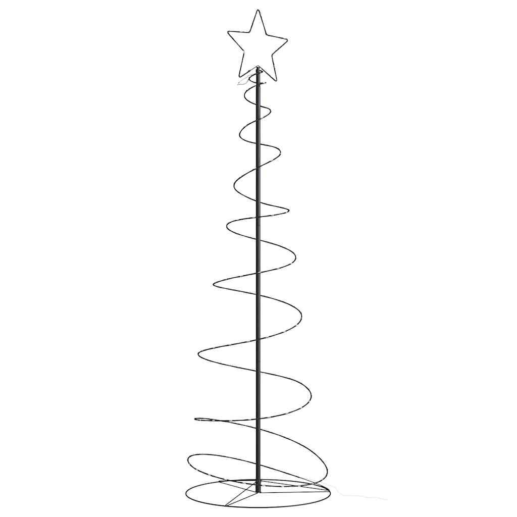 Sapin De Noël - Arbre de Noël lumineux conique 120 LED blanc chaud 180 cm - Image 1