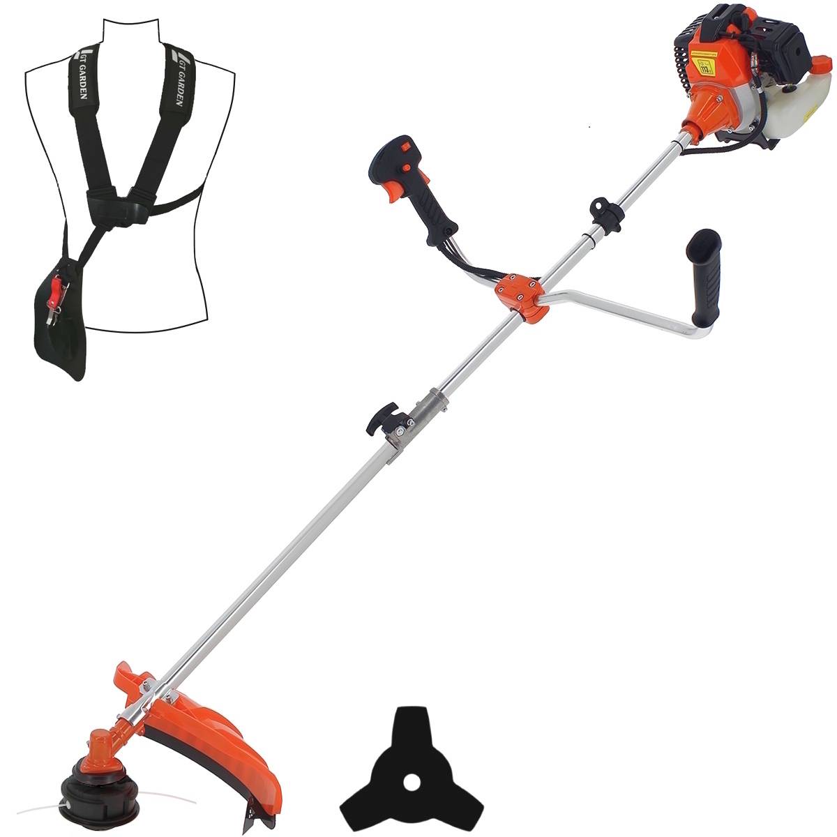 Gt Garden - Débroussailleuse thermique 52 cm3 - 3 CV - GT GARDEN - Image 1
