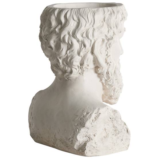 Beliani - Cache-pot d'extérieur Oxyde de magnésium Blanc FULMINE - 35x23x42- Beliani - Image 5