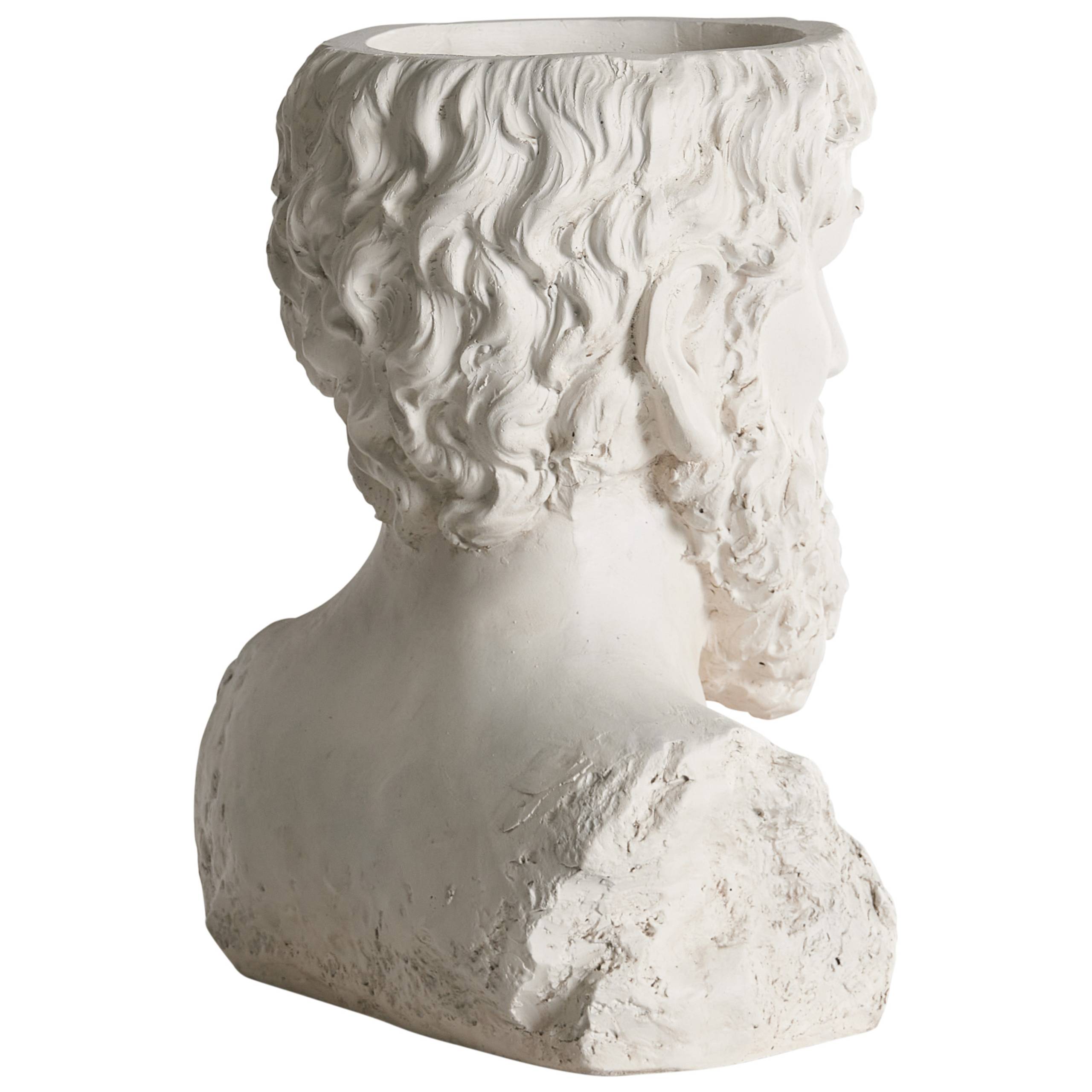 Beliani - Cache-pot d'extérieur Oxyde de magnésium Blanc FULMINE - 35x23x42- Beliani - Image 5