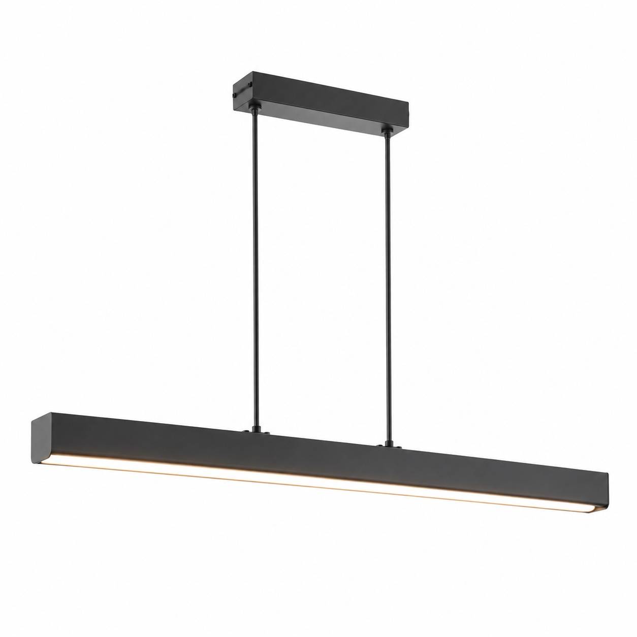 Suspension LED Dimmable Noire 100cm 36W Hauteur Reglable - Image 1