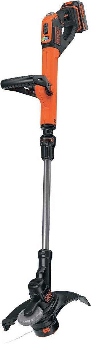 Black & Decker - Coupe bordure sans fil Eco-Turbo 28cm - BLACK+DECKER - avec 1 batterie 18V 4.0 Ah + chargeur + bobine de fil - STC1840EPC-QW - Image 2