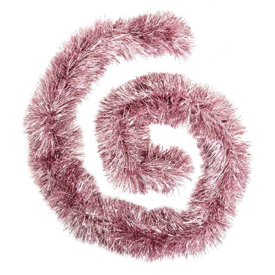 Guirlande de noël "Boa" brin fin rose 150x8x2m ATMOSPHERA CREATEUR D'INTERIEUR - Image 1