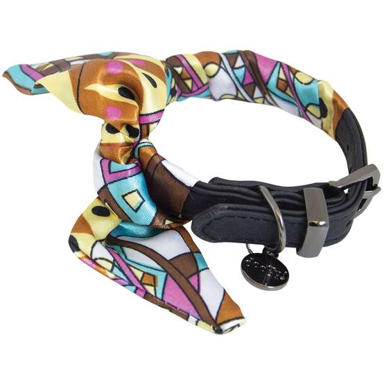 Collier chien Doogy Noir Foulard Taille : T40 DOOGY GLAM
