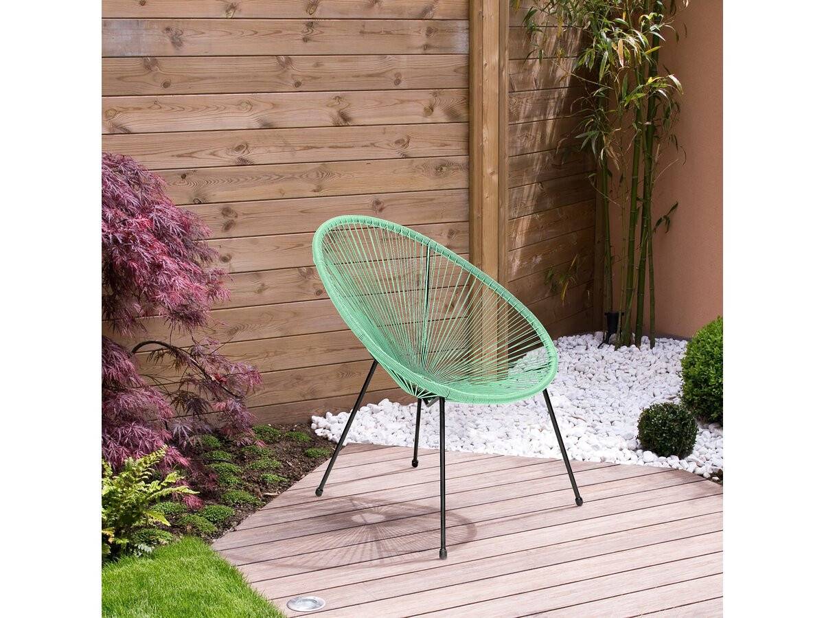 Lot De 2 Fauteuils De Jardin "ania" - Vert -habitat Et Jardin - Image 2
