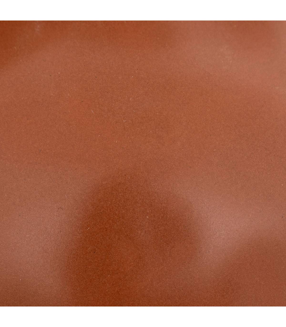 Atmosphera - Vase Amphore en Céramique Marron cannelle H 20 cm - Image 3