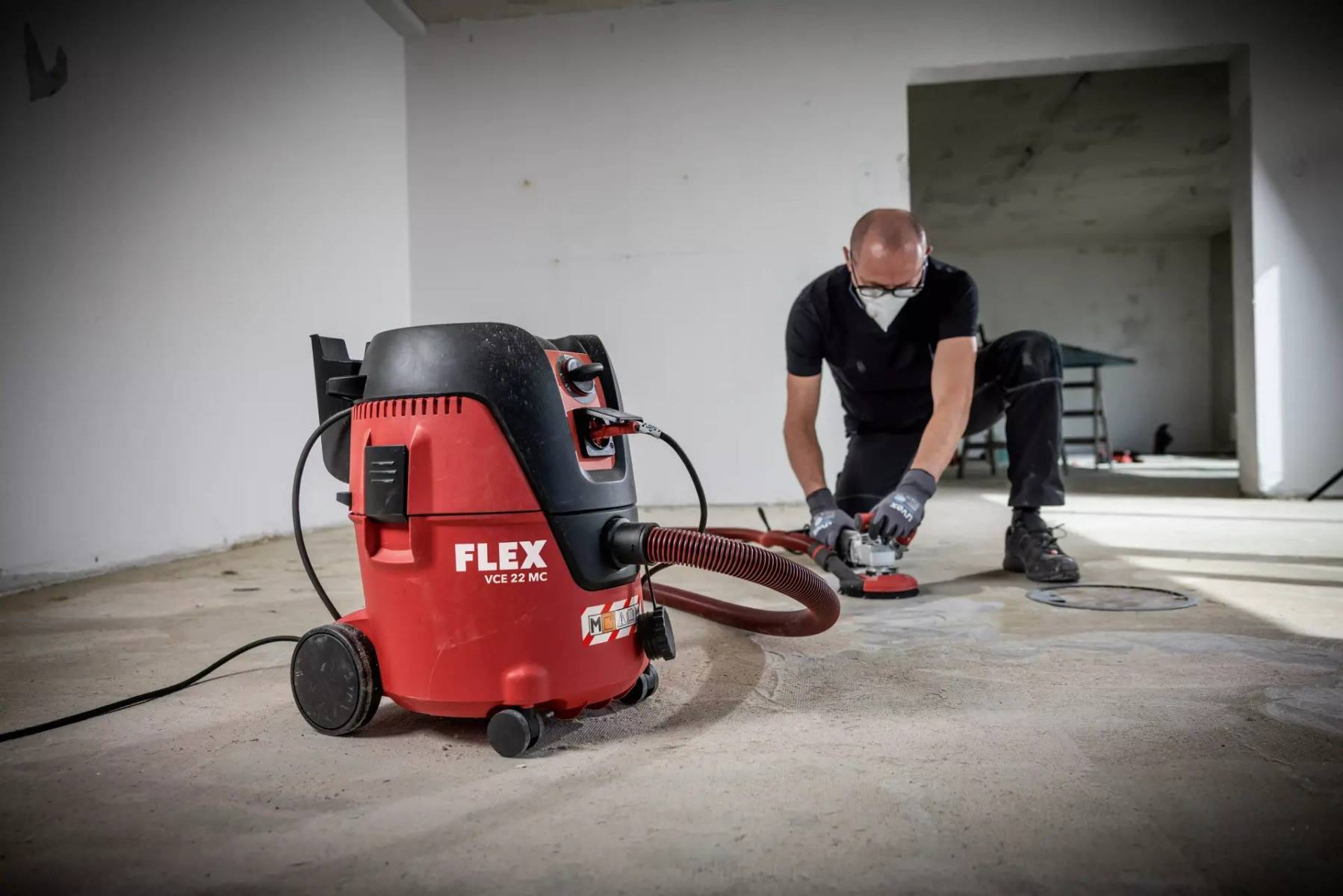 Aspirateur de sécurité FLEX VCE 22 M MC - 20 L 1200 W - Nettoyage manuel du filtre - classe M - 519812 - Image 7