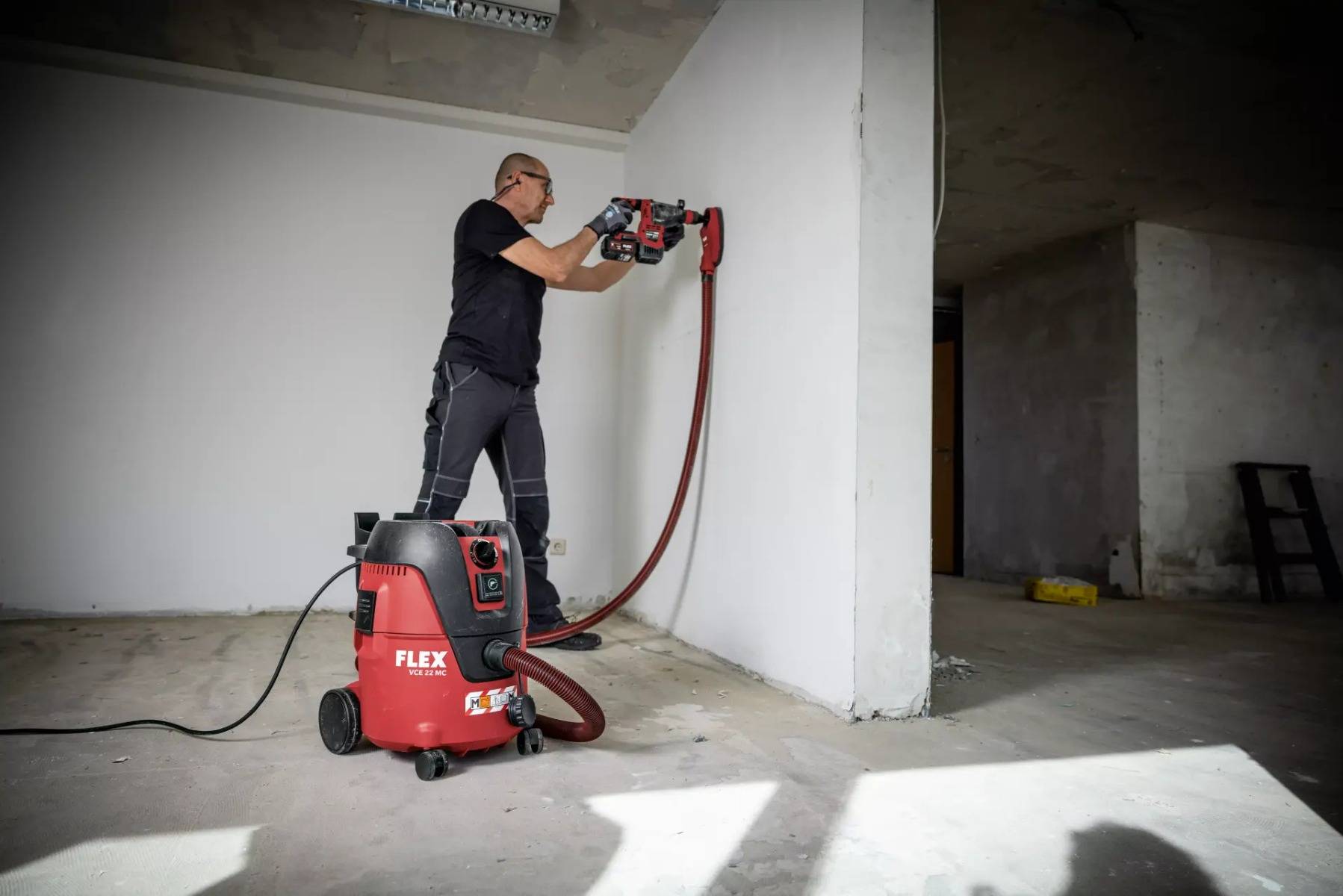 Aspirateur de sécurité FLEX VCE 22 M MC - 20 L 1200 W - Nettoyage manuel du filtre - classe M - 519812 - Image 6