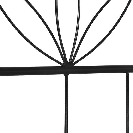 Treillis de jardin métal plantes grimpantes habillage mural décoratif lot de 2 noir - ComfortXL Outdoor Living - Image 10