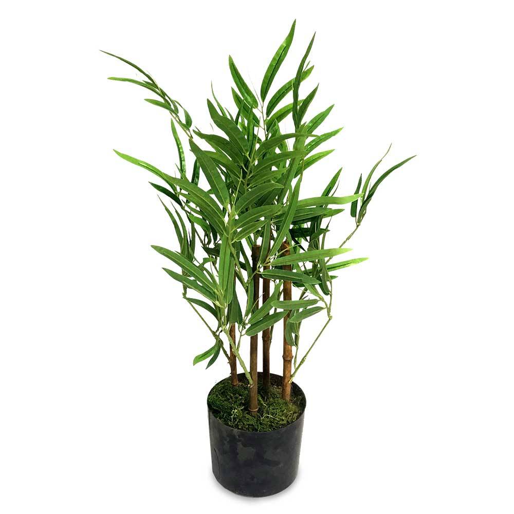 Sans Marque - Bambou artificiel réaliste 60 cm Vert - Image 1
