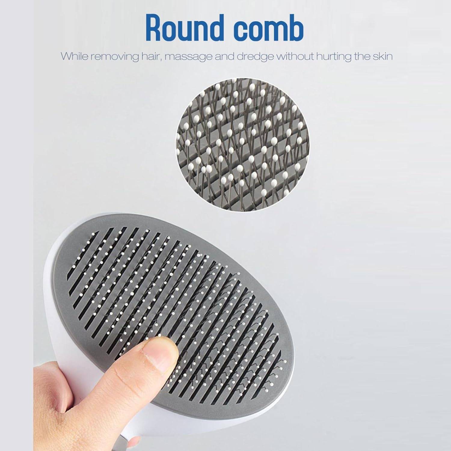 Brosse à toilettage pour chats : Bouton anti-poils DtopbuyAge - Image 3