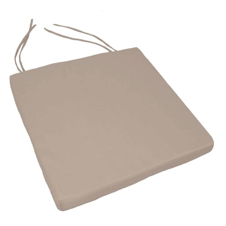 Home Maison - Galette de chaise extérieur imperméable et déhoussable MINORQUE - HOME MAISON - Polyester - Lin - Image 1