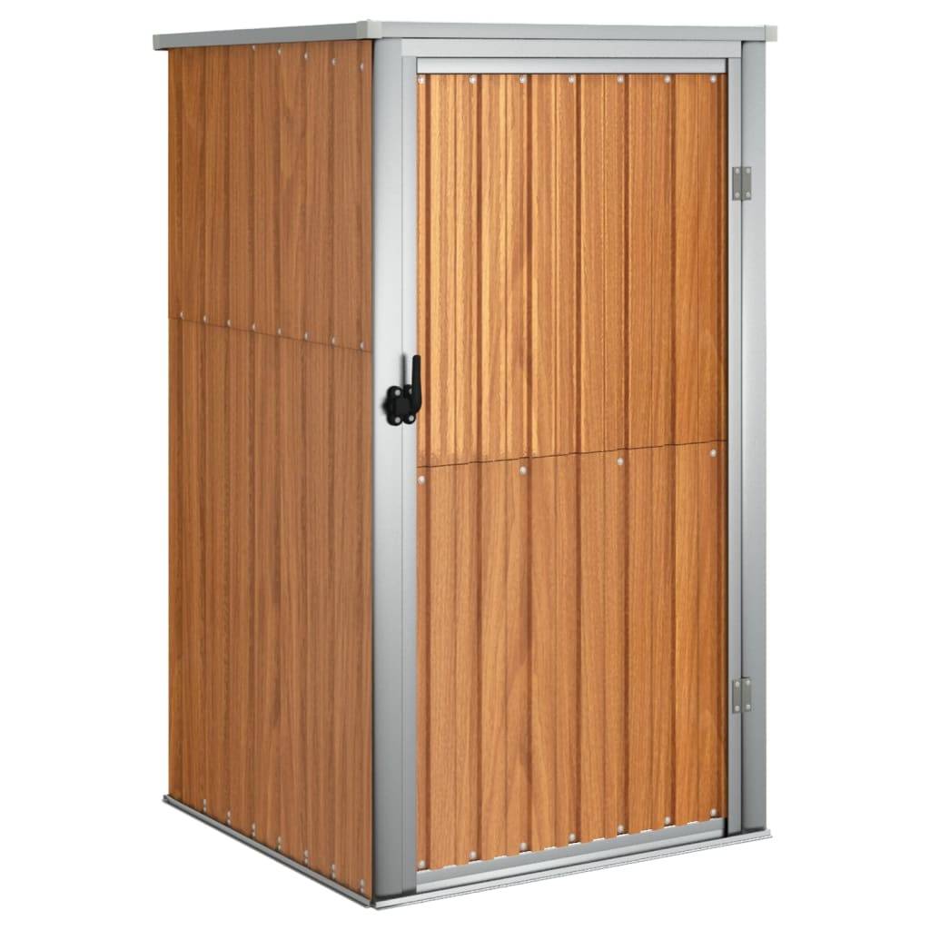 Maison Chic - Abri à outils 0.78m² - Cabane à outils - Abri de jardin marron 88x89x161 cm acier galvanisé MAISON CHIC