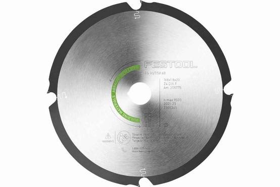 Lame de scie circulaire diamant ABRASIVE MATERIALS DIA 168x1,8x20 F4 FESTOOL - 205769 - Image 1