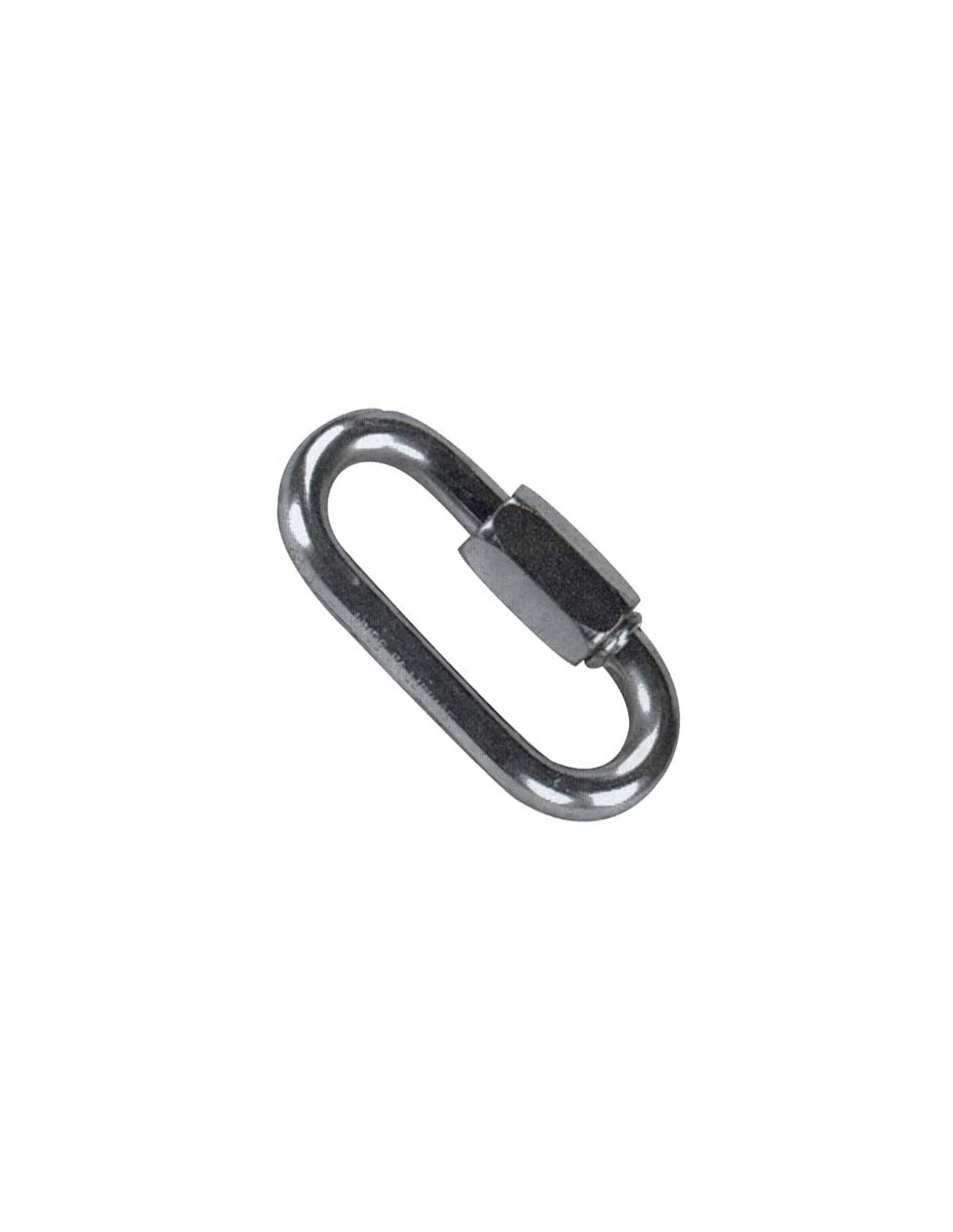 Maillon à vis acier zingué Ø 7 mm - VYNEX - Gamm vert