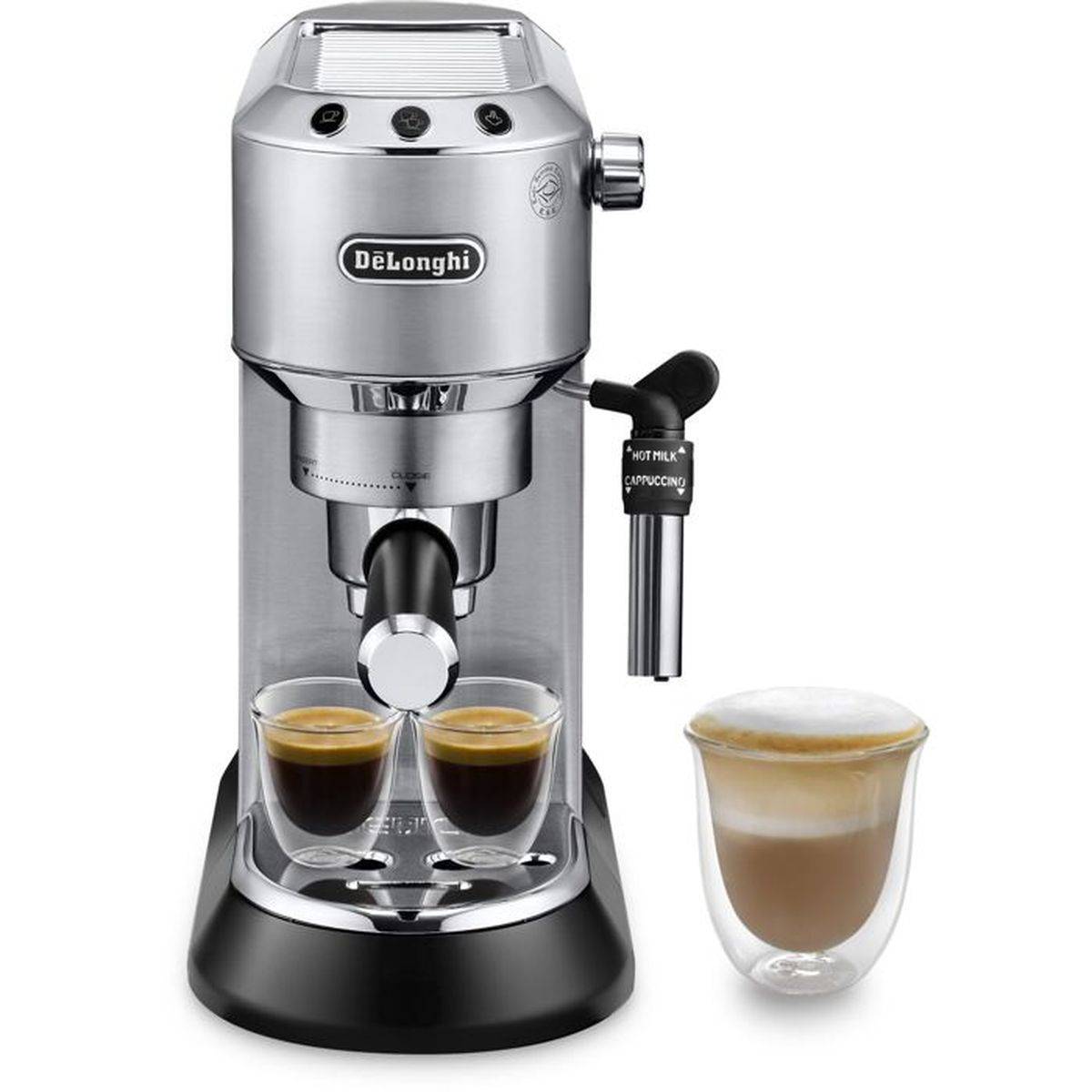 Machine à espresso semi-automatique Dedica Style EC685.M, 15 bars, 1,1 L, vapeur double position - De’Longhi