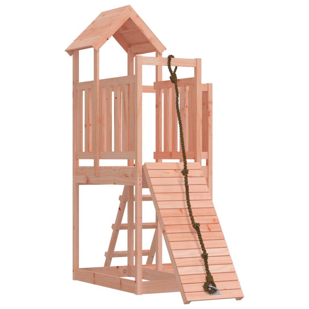 Helloshop26 - Maisonnette de jeu avec mur d'escalade 229 x 107 x 214 cm bois massif douglas - Image 1