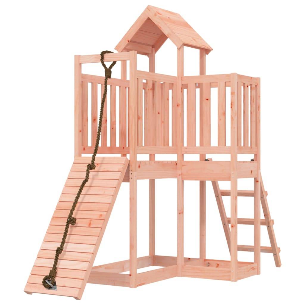 Helloshop26 - Maisonnette de jeu avec mur d'escalade 229 x 107 x 214 cm bois massif douglas - Image 2