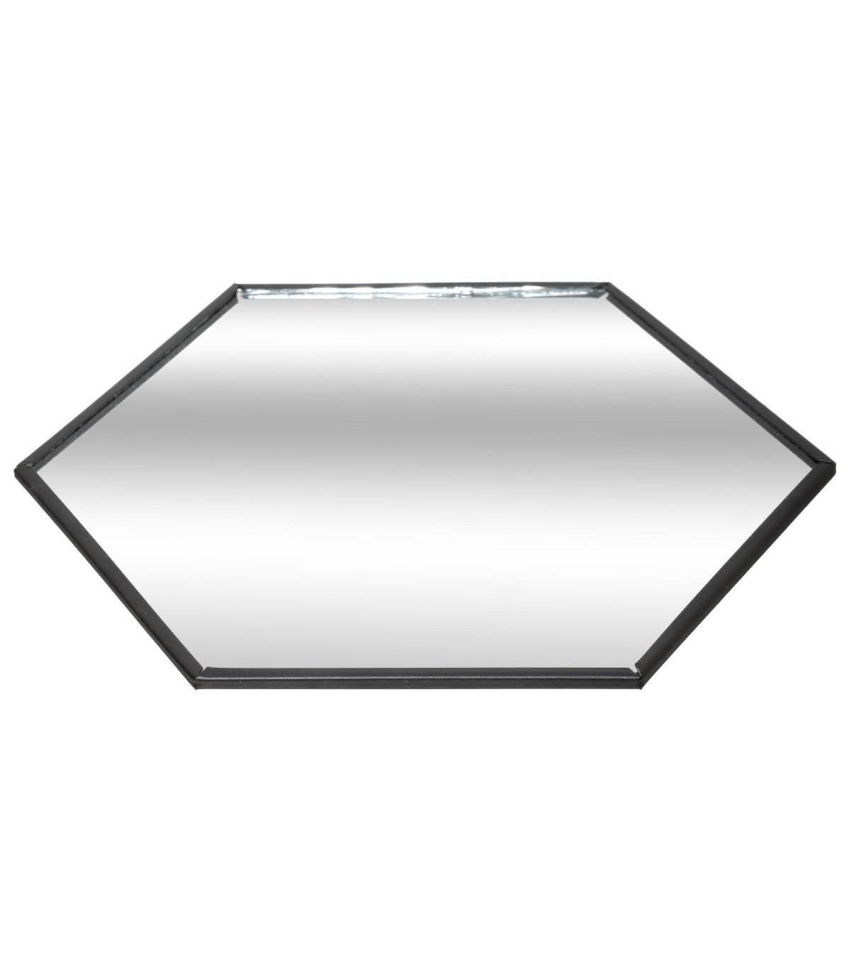 Plateau Miroir à Bougies en Métal et Verre  20 cm - Image 1