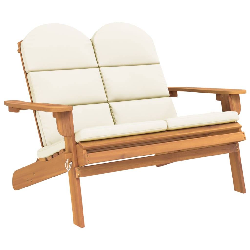 Helloshop26 - Ensemble de Salon de jardin meuble d'extérieur ensemble de mobilier adirondack 3 pièces bois acacia solide - Image 3
