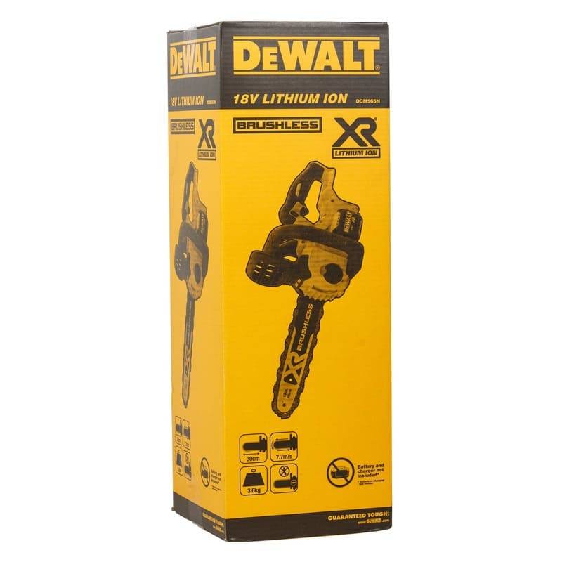 Tronçonneuse 18V XR guide de 30 cm - DEWALT - avec 1 batterie 18V 5.0AH - chargeur - DCM565P1 - Image 5