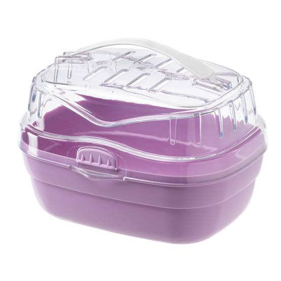 Ferplast - Ferplast Transport pour hamsters et autres petits rongeurs ALADINO SMALL Cage de transport pour petits animaux, rongeurs, hamsters, plastique - Image 1