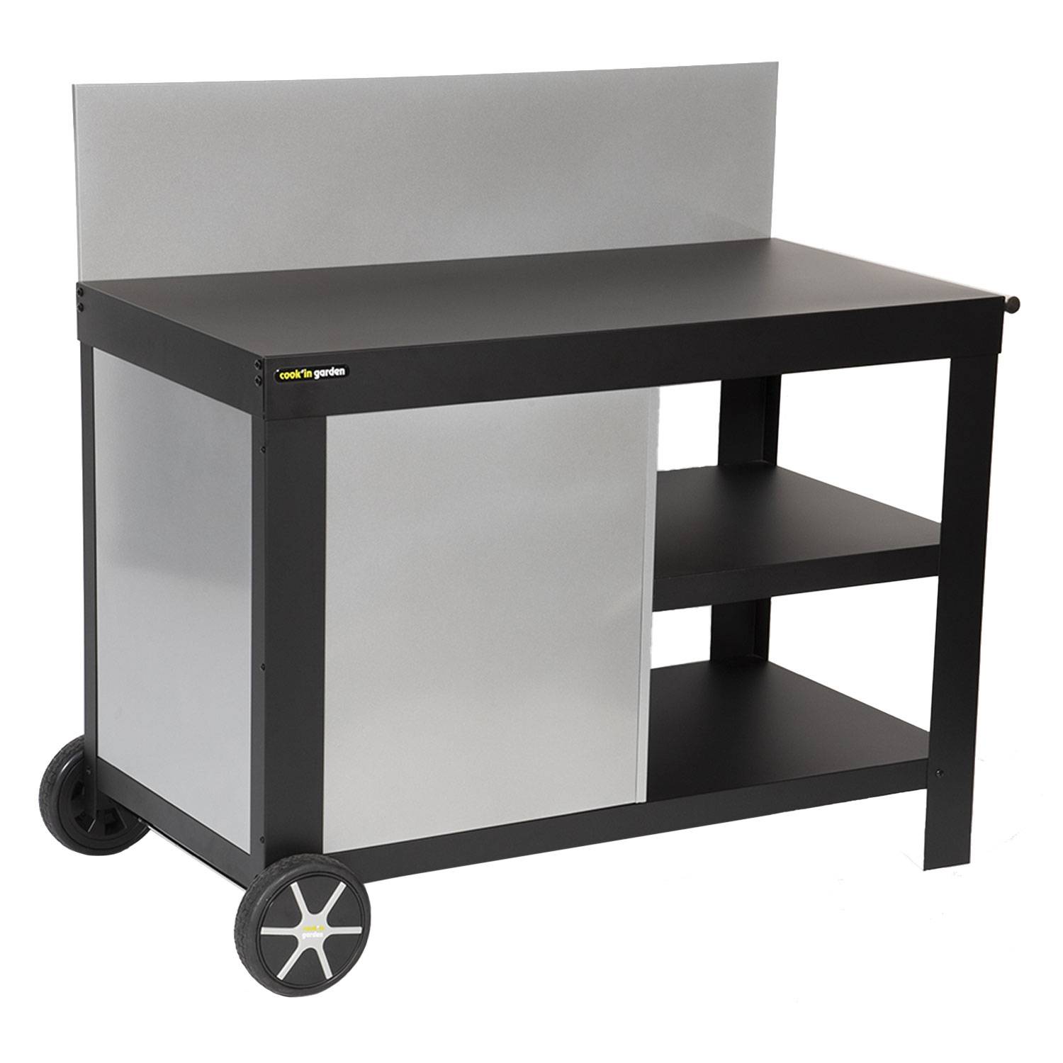Cook in Garden - Desserte noire NOVA pour plancha - COOK'IN GARDEN - Image 1