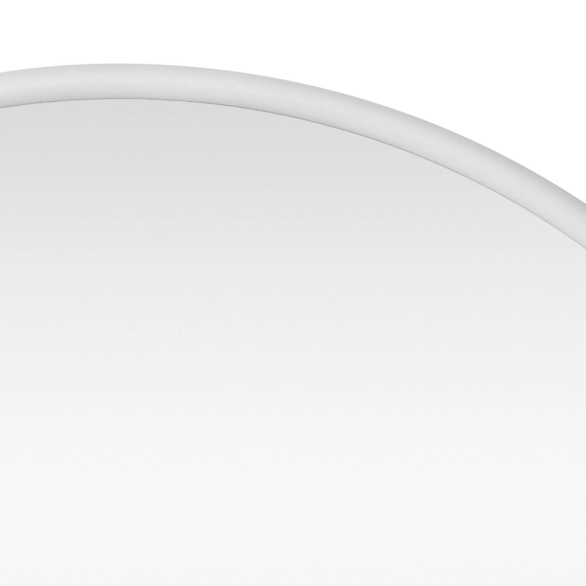 Miroir mural rond 40 cm blanc mat - Image 5